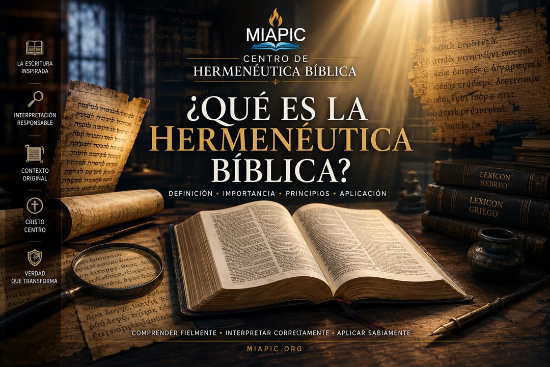 ¿Qué es la hermenéutica bíblica?